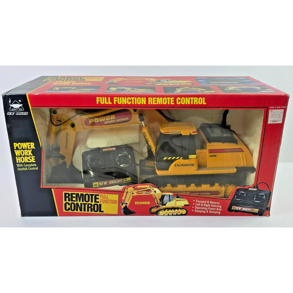 New Bright Remote Control Power Horse Excavator #520-2